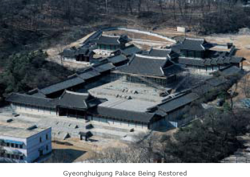Gyeonghuigung Palace Being Restored