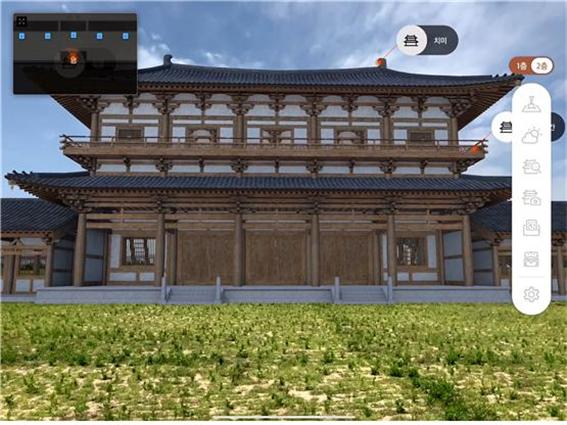 Digital restoration of structures of Hwangnyongsa Temple, the largest temple  of the Silla Dynasty