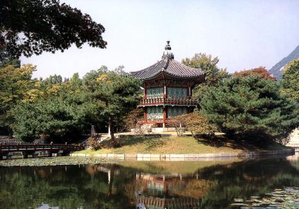 Hyangwonjeong Pavilion and Hyangwon Pond