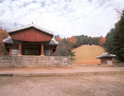 General view of royal tomb Gwangneung