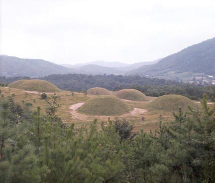 General View of Ancient Tombs in Neungsan-ri, Buyeo
