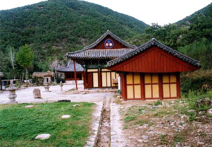 Daeungjeon Hall and side view of Myeongbujeon Hall