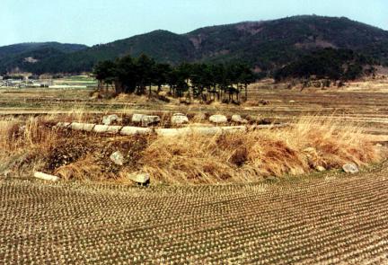 A temple site in Bomun-ri, Gyeongju