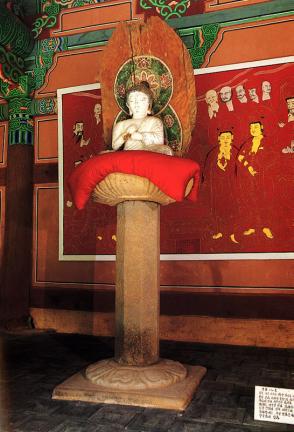 Seated Iron Vairocana Buddha Statue in Janggoksa Temple