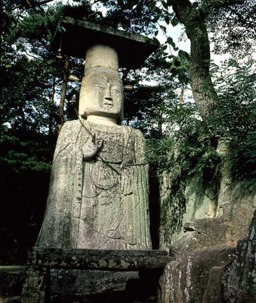 Standing Stone Maitreya Bodhisattva Statue in Daejosa Temple
