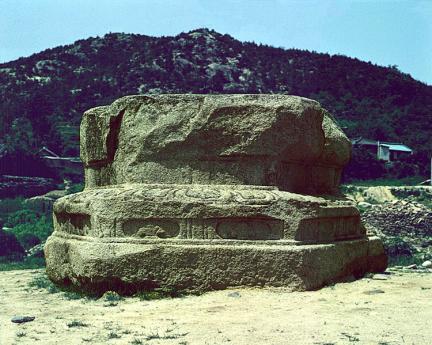 Stone Pedestal in Manboksa Temple Site