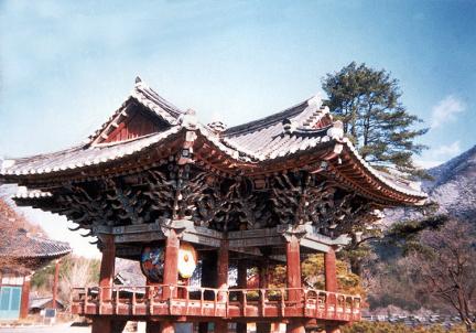 Belfry of Songgwangsa temple in Wonju