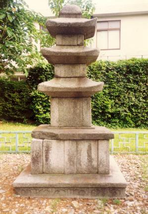 Three Storied Stone Pagoda  near the North Gate in Naju
