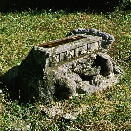 Capstone and Tertoise Base of a Stele that gave the Background of Amitabha Buddha Statue in Mujangsa Temple