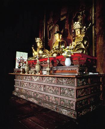 Eunhaesabaekheungamgeungnakjeonsumidan(Sumidan Altar of Geungnakjeon Hall of Baekheungam Hermitage of Eunhaesa Temple)