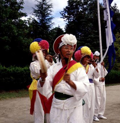 Farmerss percussion muxsic and dance of Pyeongtaek
