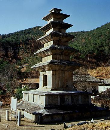 Five Storied Stone Pagoda in Jukjang-dong, Seonsan