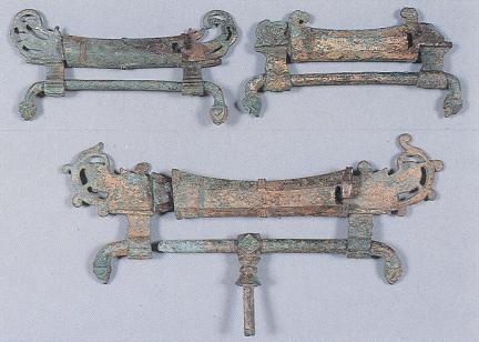 Gilt-bronze locks from Hancheonsa Temple